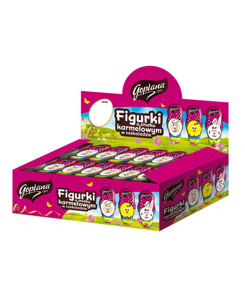 Baranek - figurka o smaku karmelowym w czekoladzie (80X30G) 2,4KG