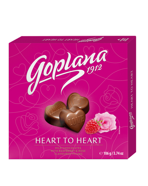 Praliny Goplana Lucky Squares o smaku malinowo – różanym, 106g (12X106G)1,272KG