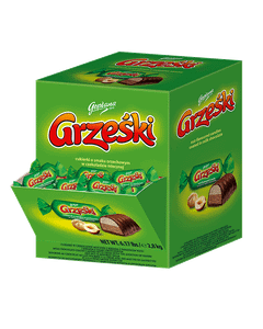 Grześki Cukierki o smaku orzechowym w czekoladzie mlecznej 2,8kg