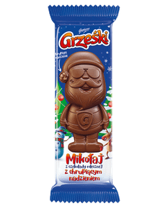Mikołaj Grześki z czekolady mlecznej z chrupiącym nadzieniem, 29g