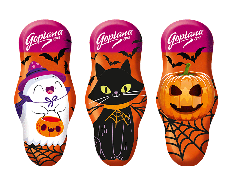 Figurka karmelowa w czekoladzie – Halloween, 30 g