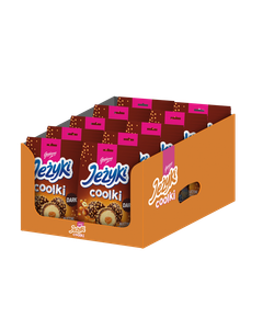 Pralinki Jeżyki coolki w czekoladzie deserowej 140,4 g - 10 sztuk w kartonie (10X140,4G ) 1,4 KG