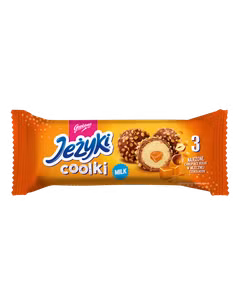 Pralinki Jeżyki coolki w czekoladzie mlecznej, 35g (3 sztuki)