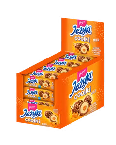 Pralinki Jeżyki coolki w czekoladzie mlecznej 35 g - 25 sztuk w kartonie (25X35G) 0,87 KG