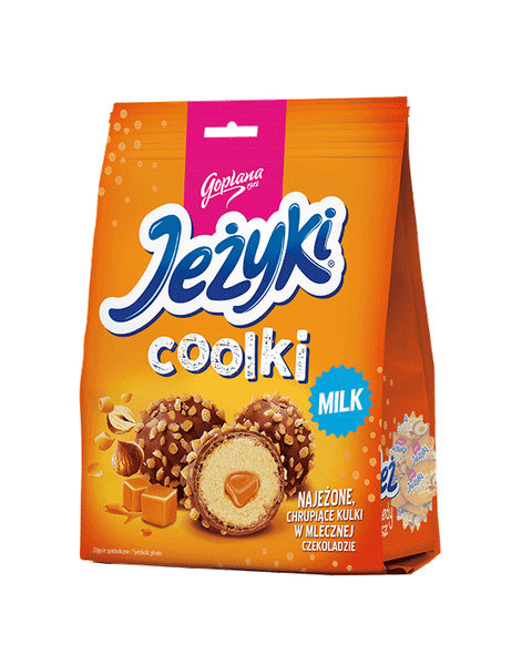 Pralinki Jeżyki coolki w czekoladzie mlecznej 140,4g