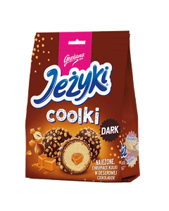 Pralinki Jeżyki coolki w czekoladzie deserowej 140,4g