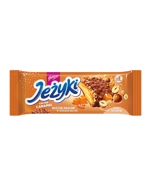 Jeżyki słony karmel w czekoladzie mlecznej, 140g