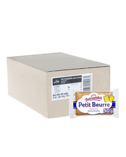 Petit Beurre ekstra kruche - 52 sztuki w kartonie (52X50G) 2,6KG