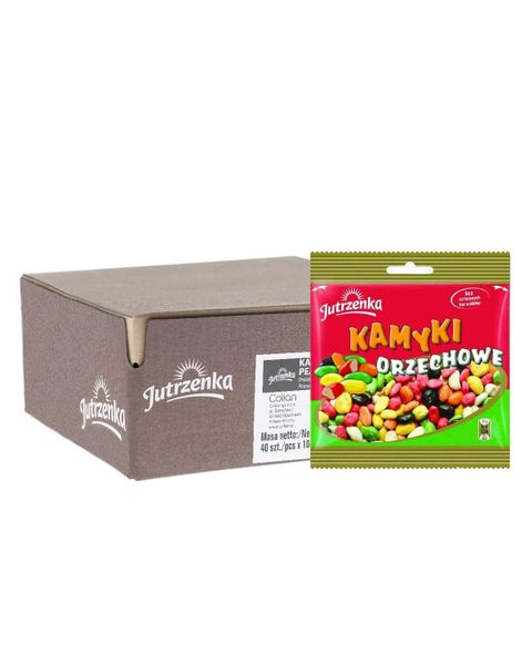 Kamyki orzechowe - 40 sztuk w kartonie (40X100G) 4KG