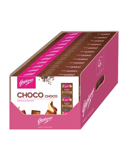 CHOCO CHOCO 200g, Czekoladki z Klasą - 12 sztuk w kartonie (12X200G) 2,4kg