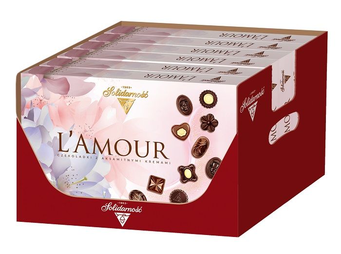 L'Amour - Mix 6 bombonierek w kartonie (6X165G) 0,99kg