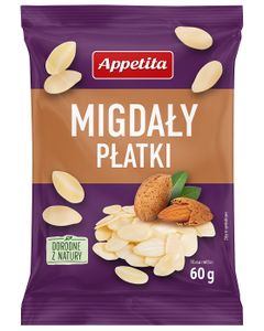 Siesta, Migdały płatki, 60g, islodycze.pl