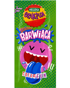 Hellena Oranżada musssująca barwiąca w proszku, 6g