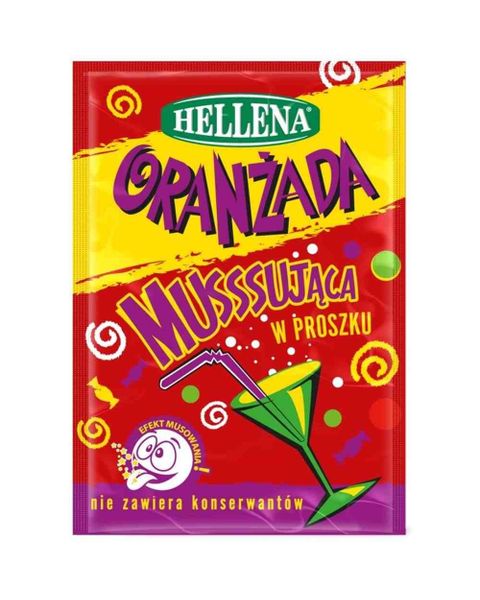 Oranżada mussssująca w proszku czerwona, 18g
