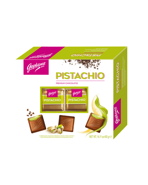 PISTACHIO 400g, Czekoladki z Klasą