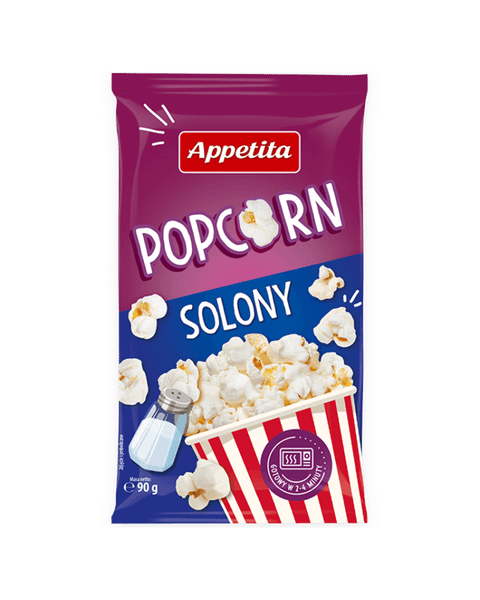 Popcorn solony do mikrofalówki, (12x90g) 1,08KG
