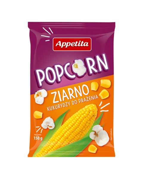 Popcorn ziarno kukurydzy do prażenia (15X150G) 2,25KG APPETITA