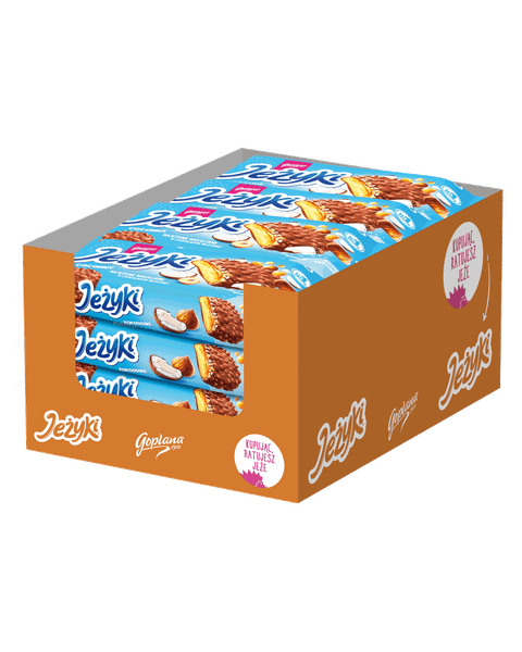 Jeżyki Kokos - 20 sztuk w kartonie (20X140G) 2,8KG