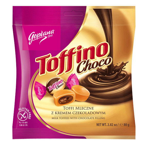 Goplana, Cukierki Toffino Choco, 80g- islodycze.pl