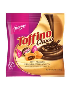 Goplana, Cukierki Toffino Choco, 80g- islodycze.pl