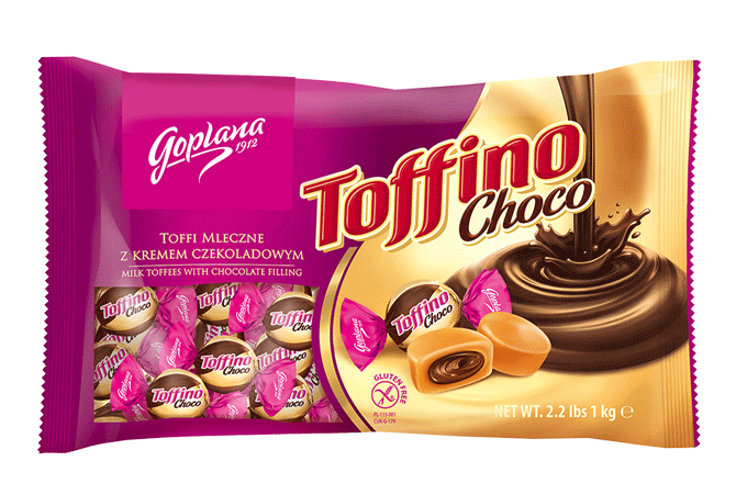 Goplana, Cukierki Toffino Choco, 1kg, islodycze.pl