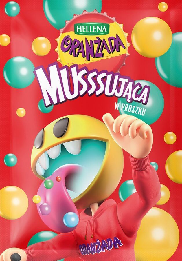 Oranżada mussssująca w proszku, 18 g, islodycze.pl