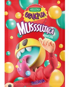 Oranżada mussssująca w proszku, 18 g, islodycze.pl