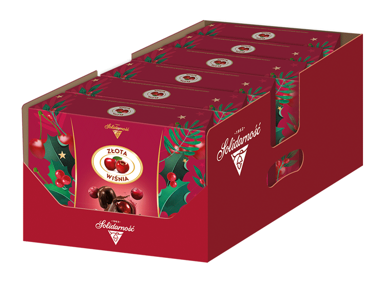 Bombonierka Złota Wiśnia edycja Boże Narodzenie, (6X306G)1,836KG