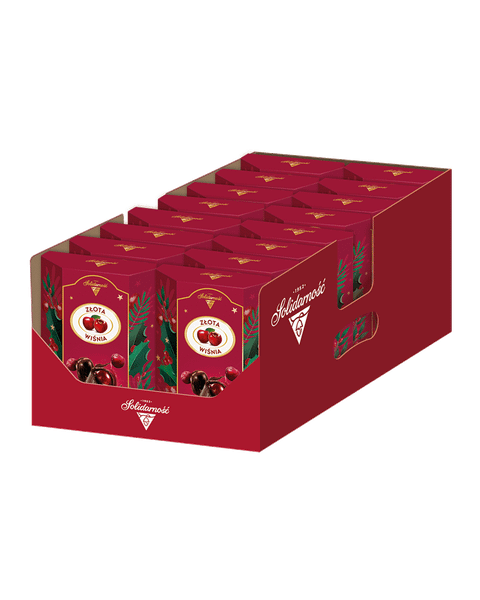 Złota Wiśnia - pudełko z okienkiem Boże Narodzenie, (16X190G)3,04KG