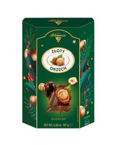 Złoty Orzech pudełko edycja Boże Narodzenie, 187 g